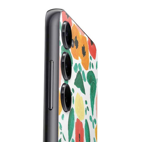 Bouffants and Broken Hearts Geometric Flowers Galaxy A14 5G Skin